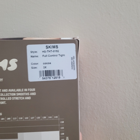 New in Box SKIMS Full Control Hoisery - Picture 3 of 4